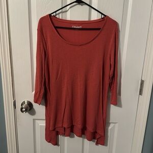 Mudd brand xl burnt orange top